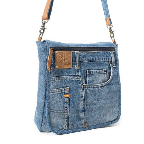 Ashley Adventure Crossbody Bag: Denim Blue