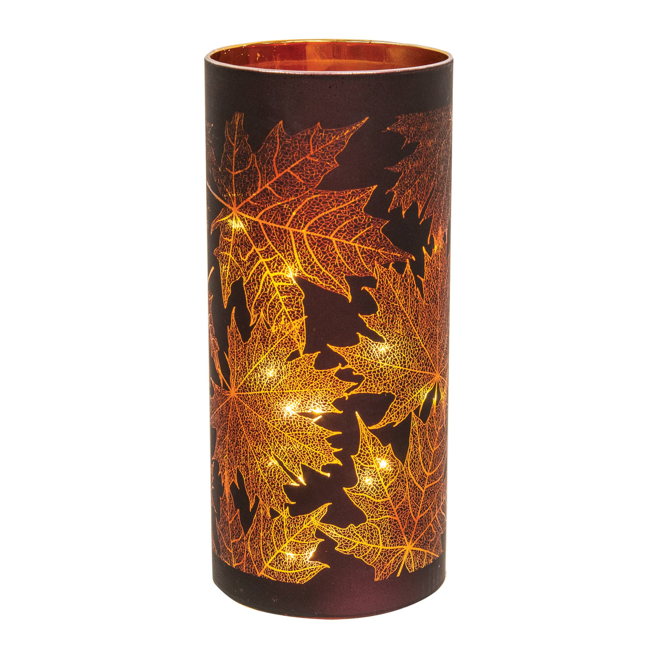 Maple Leaf Luminary w/LED Lights