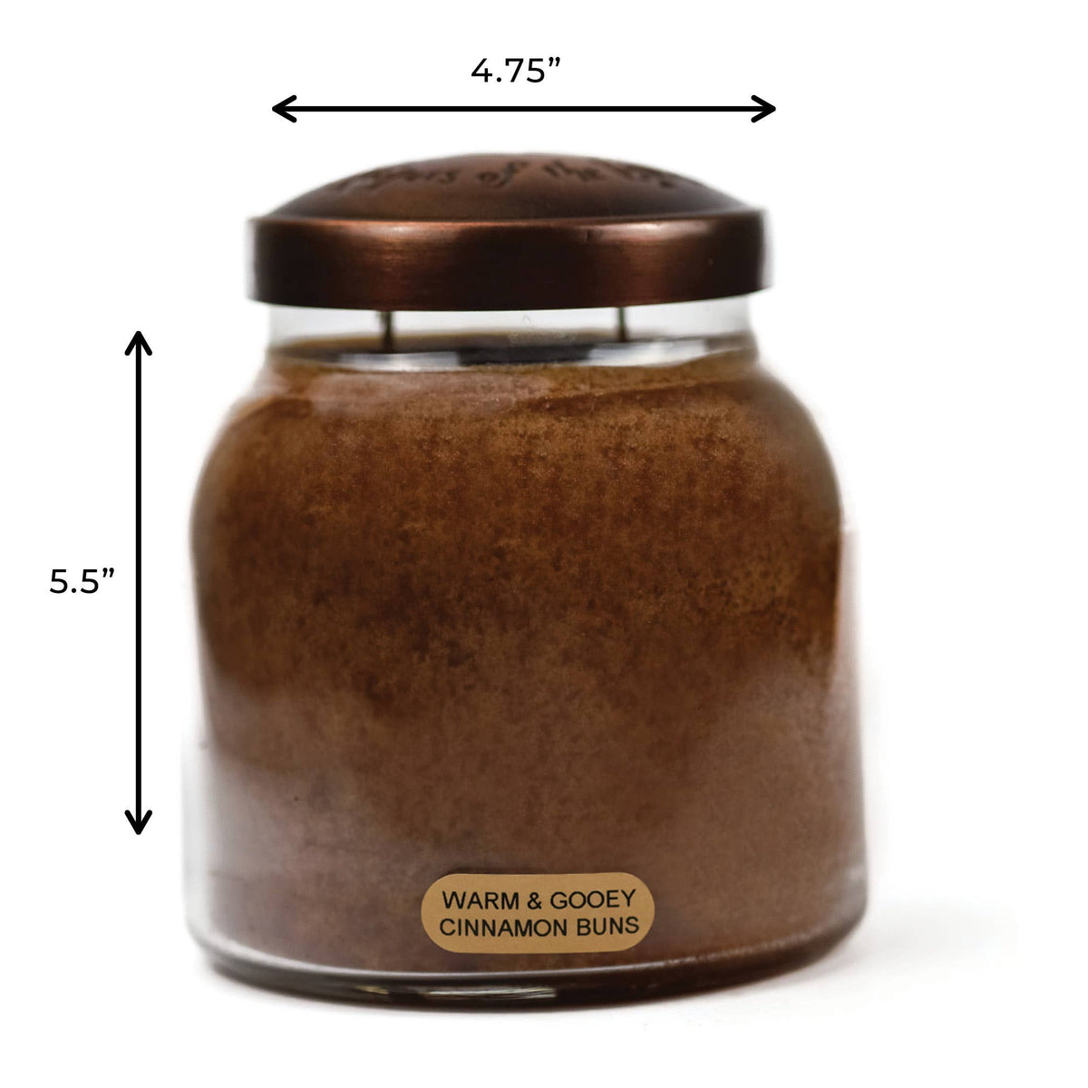 Warm & Gooey Cinnamon Buns – 34oz Scented Candle