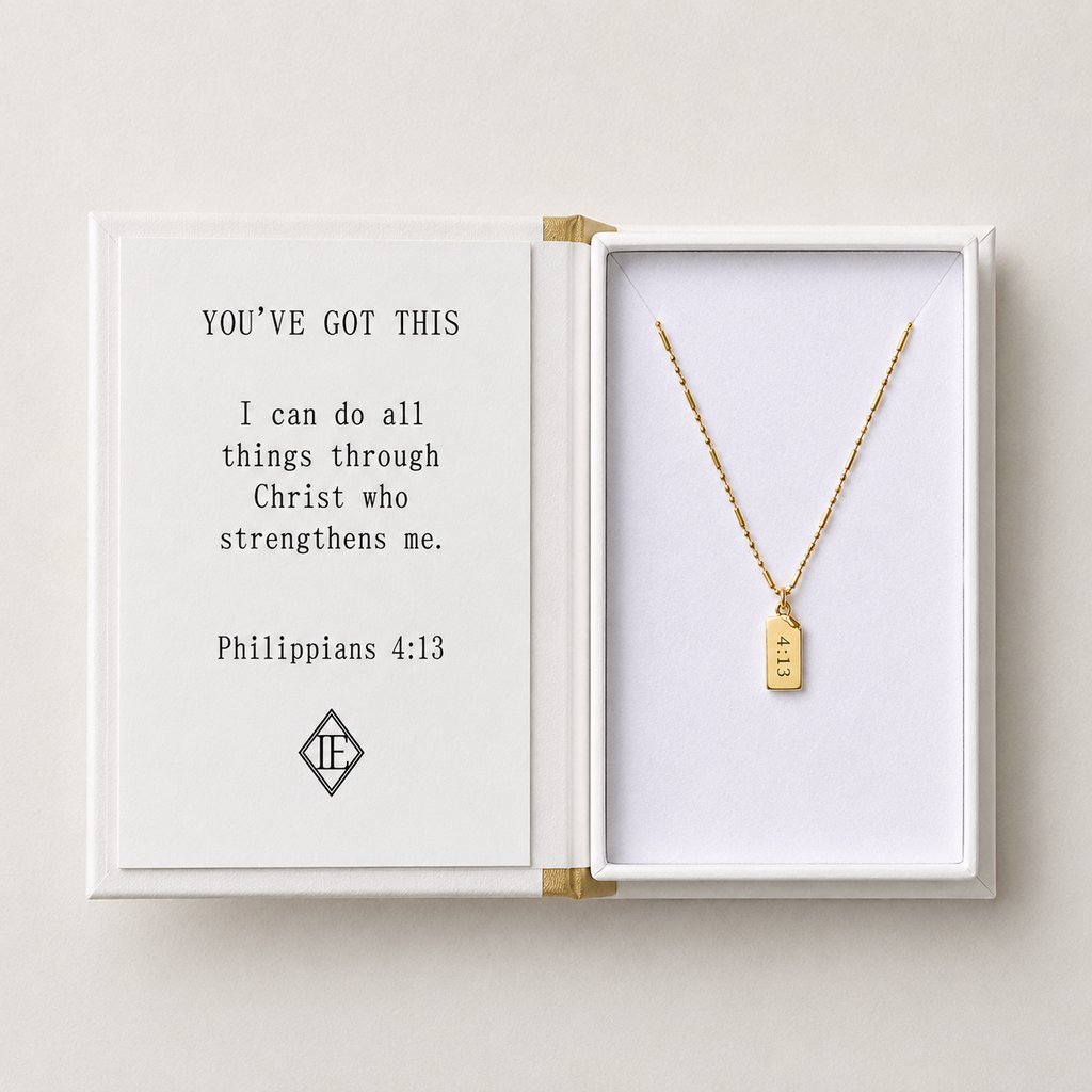 Storytellers Necklace-Philippians 4:13 | Christian Gift