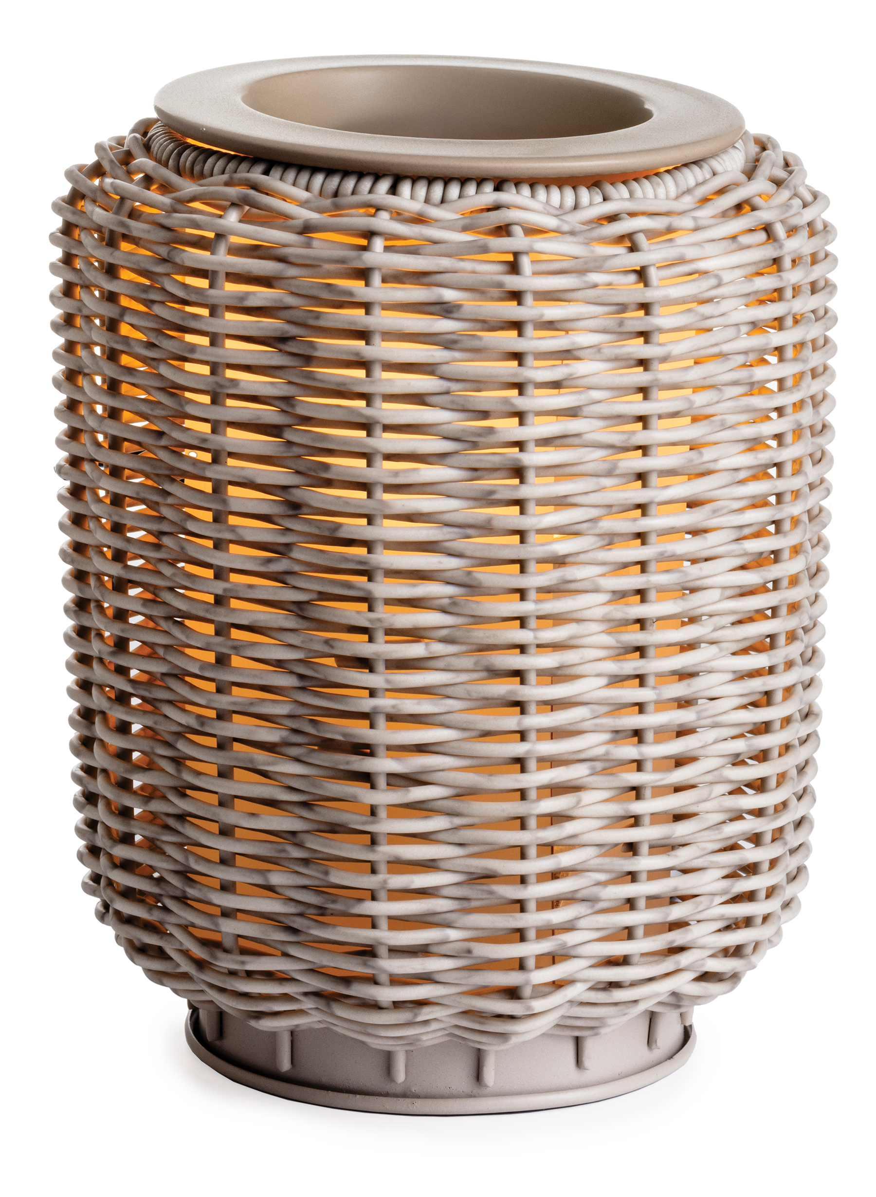 Wicker Grey Illumination Fragrance Warmer