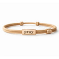 Sentiment Cord Bracelet-Pray, Philippians 4:6