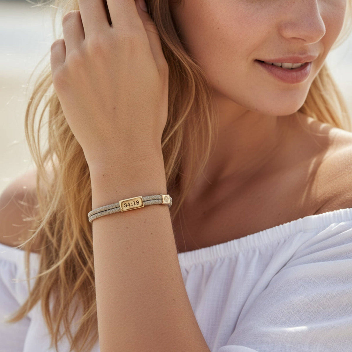 Sentiment Bracelet – You Are Not Alone | Psalm 34:18