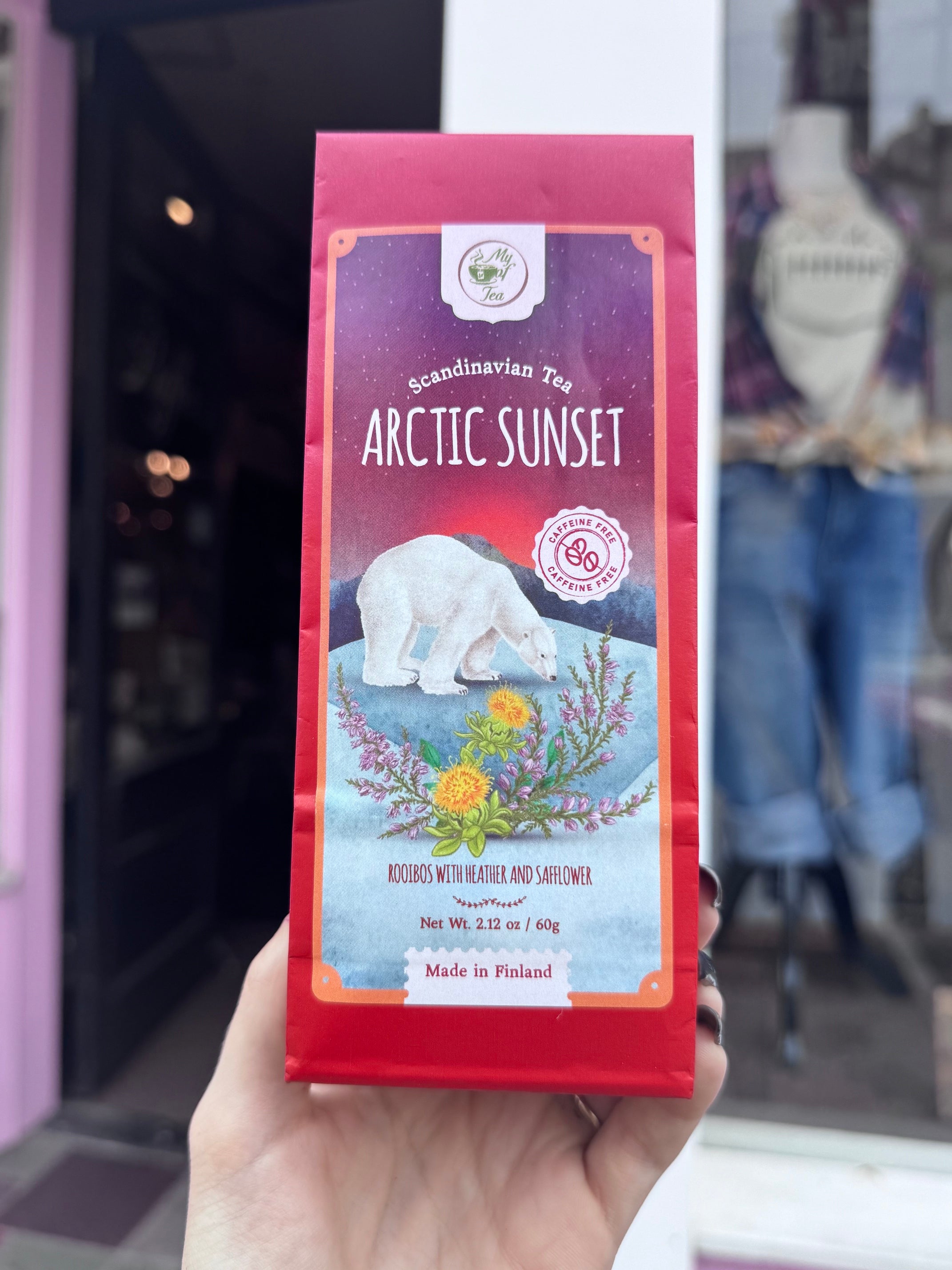 Arctic Sunset Heather Safflower rooibos loose leaf tea