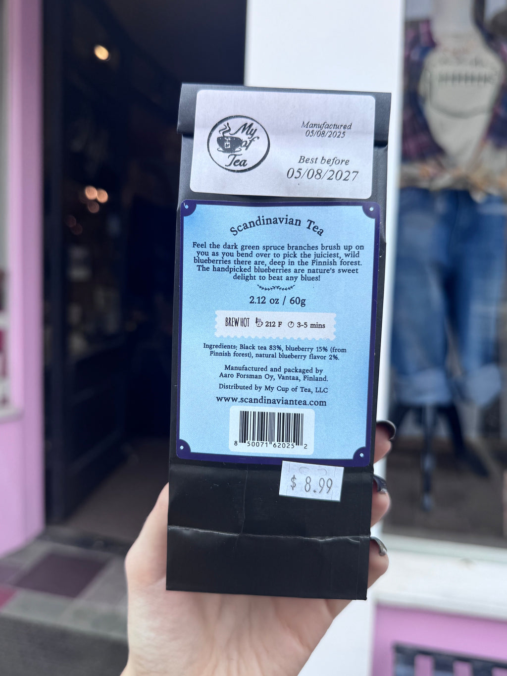 Beat the Blues Forest blueberry Black loose leaf Tea