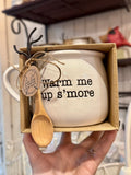 Mudpie Warm Me Up S'more Mug and Spoon Set- Last One!