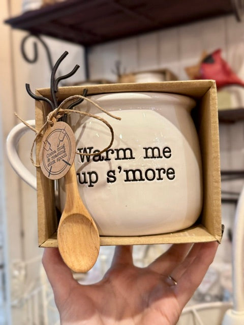 Mudpie Warm Me Up S'more Mug and Spoon Set- Last One!
