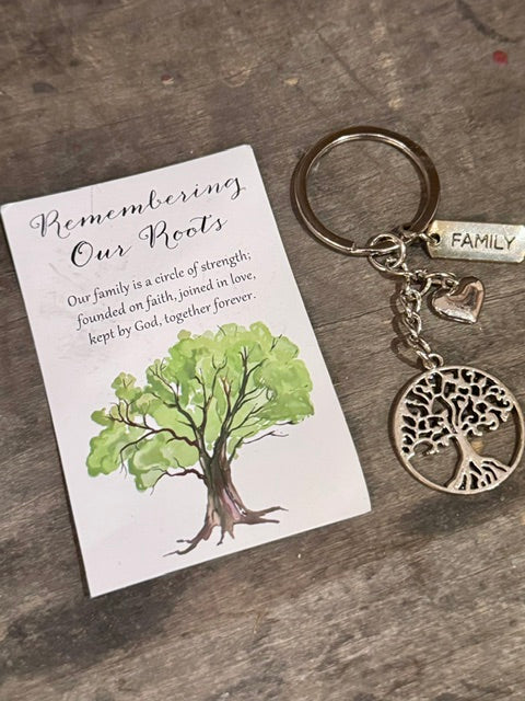 Family Tree key Chain