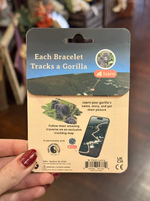 Fahlo Gorilla Animal tracking bracelet