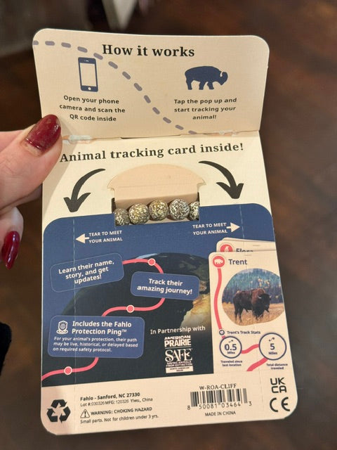 Fahlo Bison Animal Tracking Bracelet