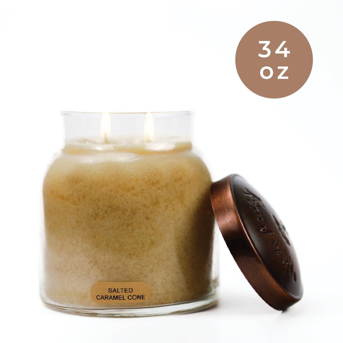 Salted Caramel Cone – 34oz Scented Candle